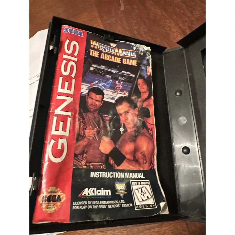WWF WrestleMania: The Arcade Game (Sega Genesis, 1995) CIB